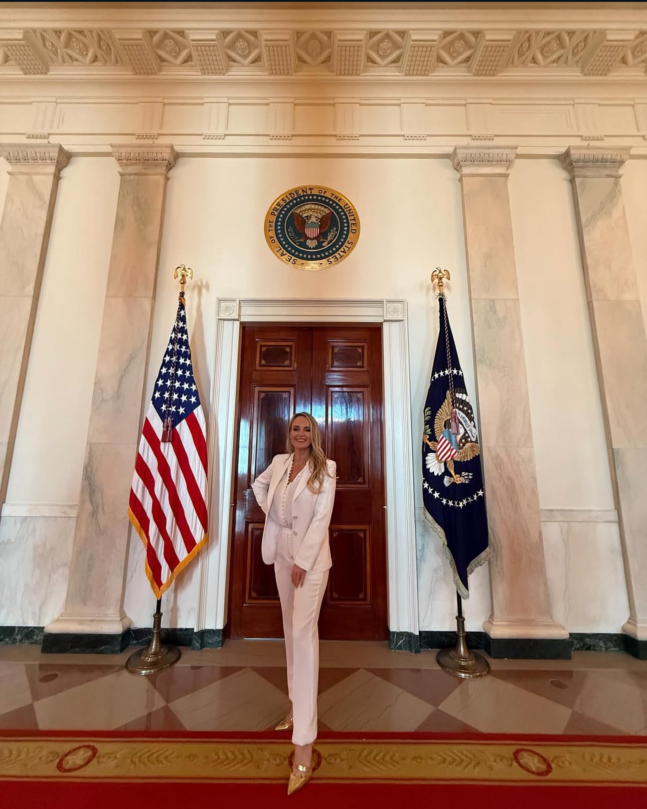 Allen Delisha at the White House